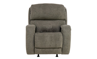 Fandango Gray Power Rocker Recliner 7